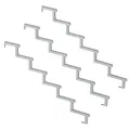 Produktbild: 3er Set Stahl Treppenwange 6 Stufen - Option für Setzstufen-Höhe 102cm