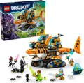 Produktbild: LEGO DREAMZzz 2in1 Tigerhai-Fahrzeug - Spielzeug verwandelbar in Piratenschiff mit Kanone - inkl. 5 Minifiguren und 2 sammelbaren Schatz-Kreaturen - Geschenk für Jungen ab 9 Jahren - 71515
