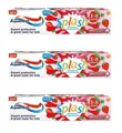 Produktbild: Aquafresh 3x Kinder Zahnpasta Splash Erdbeer & Minze 3–8 Jahre, 50 ml