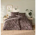 Produktbild: Estella Bettwäsche Estella Mako-Satin Bettwäsche 135x200 Jolanda braun Wiesenblumen Blätt, Mako-Satin, 2 teilig
