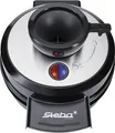 Produktbild: Steba Waffeleisen WE 20 Volcano Schwarz-Silber Brüsseler Waffelform 700 Watt