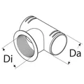 Produktbild: Webasto T-Stueck D90-60-90 mit Gewinde fuer Ausst 1320475A