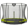 Produktbild: EXIT Silhouette Bodentrampolin D305cm mit Sicherheitsnetz - grün