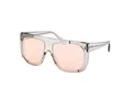 Produktbild: MaxMara MM0073 03L shiny grey 60/15/135 Damen Sonnenbrillen