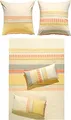 Produktbild: Erwin Müller Bettwäsche Seersucker hellgelb Größe 1x 155x220 cm + 1x 80x80 cm