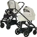 Produktbild: Hartan Kombikinderwagen Racer GTS Set inkl. Babywanne trend creme beige