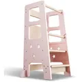 Produktbild: Juskys Lernturm, Rosa, Holzwerkstoff, 40x90x44 cm, Babymöbel, Hochstühle & Zubehör, Lerntürme