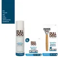 Produktbild: SALE | 3tlg. BULLDOG Sensitive Bambus Rasierer + Klingen + Rasiergel