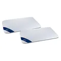 Produktbild: Genius eazzzy Schaumkissen 40x80 cm Höhe 10cm - Nackenstützkissen mit 2 Härtegraden + kühlender Gelschaum - Schlafkissen für Seiten- Rücken- & Bauchschläfer | im Doppelpack