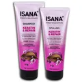 Produktbild: ISANA Haarpflege Set Shampoo & Spülung PROFESSIONAL Spülung Keratin & Repair 250 x 200 ml