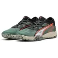 Produktbild: PUMA Eliminate NITRO SQD 4 FORE PUMA WHITE-GREY DAWN-SAFETY YE Handballschuh 42,5 EU