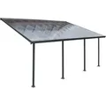 Produktbild: Palram-canopia - Aluminium Terrassenüberdachung Feria Grau 387x606x305 cm