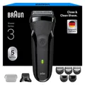 Produktbild: BRAUN Series 3 Elektrorasierer: Nass & Trocken, kabellos mit 3-in-1-Trimmer für die komplette Gesichtspflege