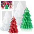 Produktbild: 2 Stück Silikonformen Gießformen Tannenbaum, Silikonform Tannenbaum Weihnachten, 3D Silikonform Weihnachtsbaum, für DIY Seife Kerzenherstellung Handwerk