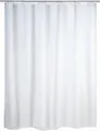 Produktbild: WENKO Duschvorhang Uni White Breite 180 cm, Höhe 200 cm, Polyester, waschbar