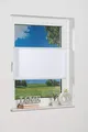 Produktbild: Khome Klemmfix-Plissee Weiß B25 x H130 cm (B x L) Lichtschutz Moderne Crushed Optik