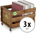 Produktbild: Stagecaptain Holzkiste SPKB-100 Schallplattenkiste 