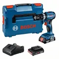 Produktbild: Bosch Akku-Schlagbohrschrauber GSB 18V-45,  2 x Akku GBA 18V 2.0Ah, L-BOXX