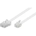 Produktbild: Goobay Telefonkabel 93062 Anschlusskabel, 6m, RJ45-Stecker / RJ11/RJ14-Stecker, weiß