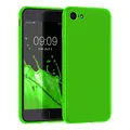 Produktbild: kwmobile Handyhülle für Apple iPhone SE (2022) / SE (2020) / 8/7 Hülle - TPU Case - Kabelloses Laden - Schutzhülle Cover in Neon Grün