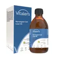 Produktbild: Vitaler’s Omega-3 Lebertran, norwegisches Fischöl 1250 mg, EPA, DHA, Vitamine D und E, Zitronengeschmack, 250 ml
