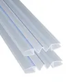 Produktbild: WITEN&NOCK 200cm 2er Set Duschdichtungen Ersatzdichtung entfaltbar für Glas zu Glas Verbindung Duschtür Dichtung Gerade Glasstärke 8-10mm