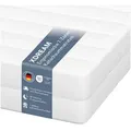 Produktbild: Kaltschaummatratze Punktelastische Matratze Pure, verschiedene Härtegrade - H2, H3 & H4, XDREAM, 11 cm hoch, allergikergeeignet, atmungsaktiv - unterschiedliche Größen 100 cm x 200 cm x 11 cm