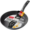 Produktbild: STONELINE Bratpfanne 28 cm, induktionsgeeignet, Aluguss, Antihaftbeschichtung mit echten Steinpartikeln