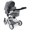 Produktbild: Bayer Chic 2000 Kombi-Puppenwagen Mika Jeans grey NEU