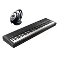 Produktbild: Kurzweil KAE1-LB Stage Piano Keyboard Schwarz 88 Tasten + keepdrum Kopfhörer