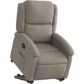 Produktbild: vidaXL Relaxsessel mit Aufstehhilfe Taupe Stoff Modell 21