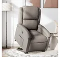 Produktbild: vidaXL Relaxsessel, Relaxsessel mit Aufstehhilfe Taupe Stoff