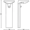 Produktbild: Philips 8719514476851 LED Wandleuchte mit Bewegungssensor Tyla 1x9W | 820lm | 2700K | IP44 - Anthrazit