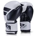 Produktbild: Apollo Boxhandschuhe Männer aus PU Leder | Thai Boxhandschuhe Damen und Herren | für Boxsack, Training, Sparring, Fitness, MMA Handschuhe | Kickbox Handschuhe | Boxing Gloves 12/14/16oz.