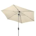 Produktbild: Doppler ACTIVE Auto Tilt 280 – Kurbel Sonnenschirm ideal für den Balkon und Garten – Knickbar – ca. 280 cm – Natur