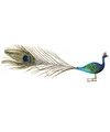 Produktbild: IMP Christbaumkugeln Figur Pfau Vogel 28cm Weihnachtskugeln Weihnachtsbaumschmuck Christbaumschmuck Deko Glas Weihnachtsbaum