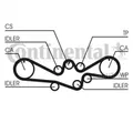 Produktbild: CONTITECH Timing Belt Set CT1050K1