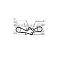 Produktbild: CONTITECH CT 1050 Timing Belt Kit CT1050K1
