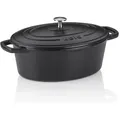 Produktbild: Bräter Calido Gusseisen schwarz Oval 29,0x23,0x11,0cm 4,0l
