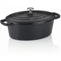 Produktbild: Kela Bräter Calido, Schwarz, Metall, 4 L, oval, 23x11x29 cm, Kochen, Töpfe, Bräter