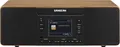 Produktbild: SANGEAN DDR-66 BT Kompaktes All-in-One System mit Internet-Radio, Musik-Streaming, DAB+, FM, AUX, USB – Einfache Bedienung via Control-App, Walnut