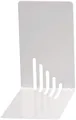 Produktbild: MAUL Buchstütze, Metall, schmal, 85 x 140 x 140 mm, 0,8 mm, weiß (2 Stück), Sie erhalten 1 Packung á 2 Stück