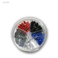 Produktbild: Set / Sortiment Aderendhülsen in Streudose, isoliert, für 0,5 - 2,5 mm² Litze