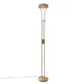 Produktbild: Lindby LED Stehlampe Josefin dimmbar (Modern) in Bronze aus Metall (2 flammig,) - Deckenfluter Stehleuchte Floor Lamp Standleuchte Wohnzimmerlampe Wohnzimmerleuchte