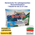 Produktbild: Bulgarische Joghurt Starterkultur 7x1g/21L | Traditionell Cremig & Lecker