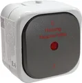 Produktbild: REV AquaTop, Heizungsschalter Feuchtraum IP44, zweipolig, Aufputz, grau