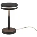 Produktbild: Kleine Led Tischleuchte Franklin Rund, Anthrazit, Höhe 25cm