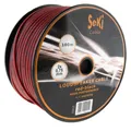 Produktbild: Lautsprecherkabel 2x0,75mm² - 100m - rot-schwarz - CCA - Audiokabel - Boxenkabel
