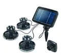 Produktbild: esotec 3er-Set Solar Unterwasserleuchten Splash 6000K kaltweiß outdoor 102148