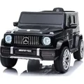 Produktbild: Elektrisches Kinderauto Mercedes G Neu, Schwarz, Original lizenziert, Batteriebetrieben, Öffnende Türen, Einzelsitz, 2x Motor, Lithiumbatterie, 2... - Schwarz